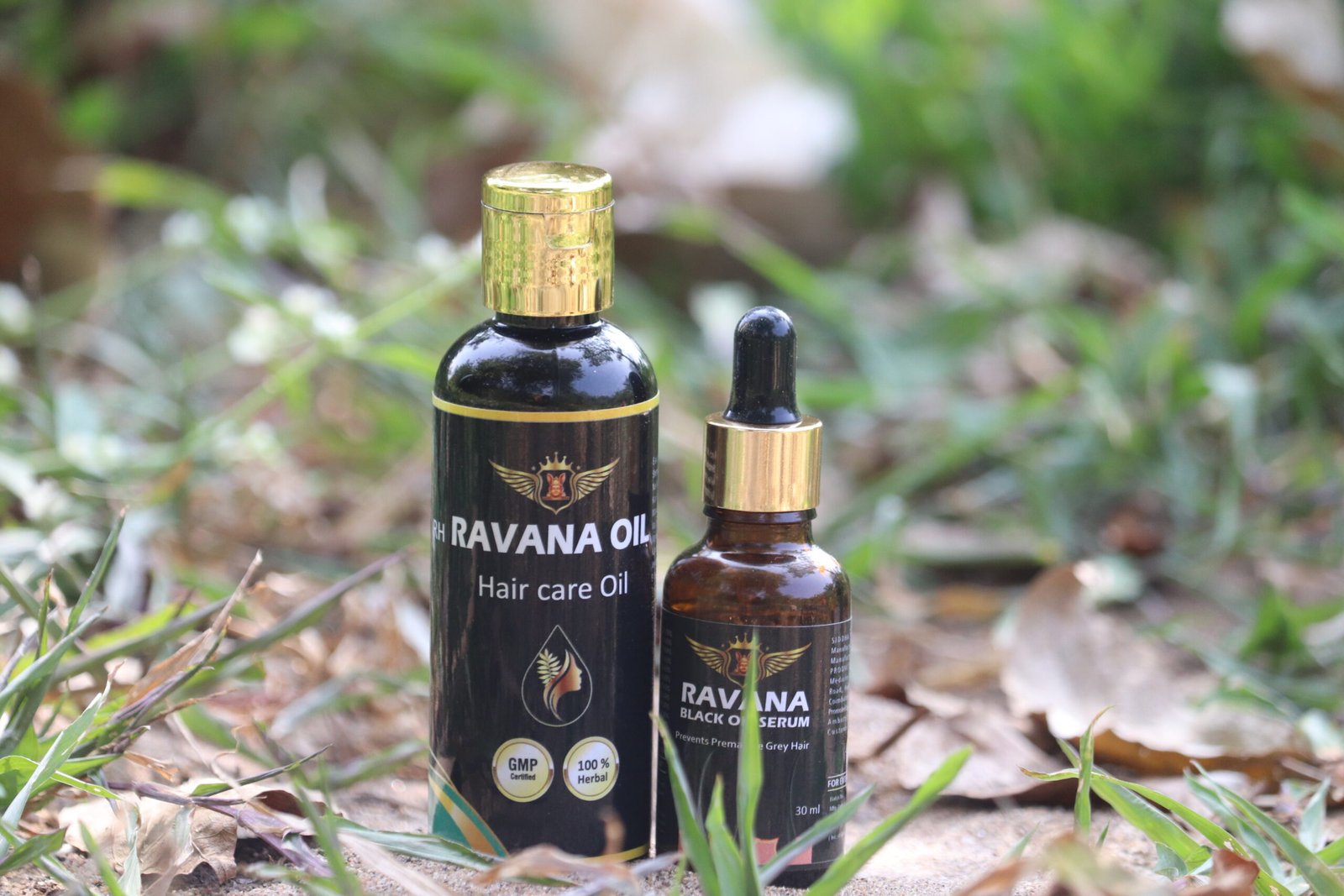 Sample Pack For Grey Hair – இளநரை ( 100 ml Hair Oil + 30 ml Serum Combo ) - Image 3